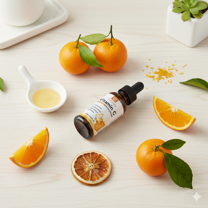 Vitamin C + Hyaluronic Acid Serum – Dark Spot Repair & Brightening